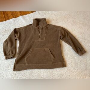 Old Navy Brown Fleece Jacket, XS